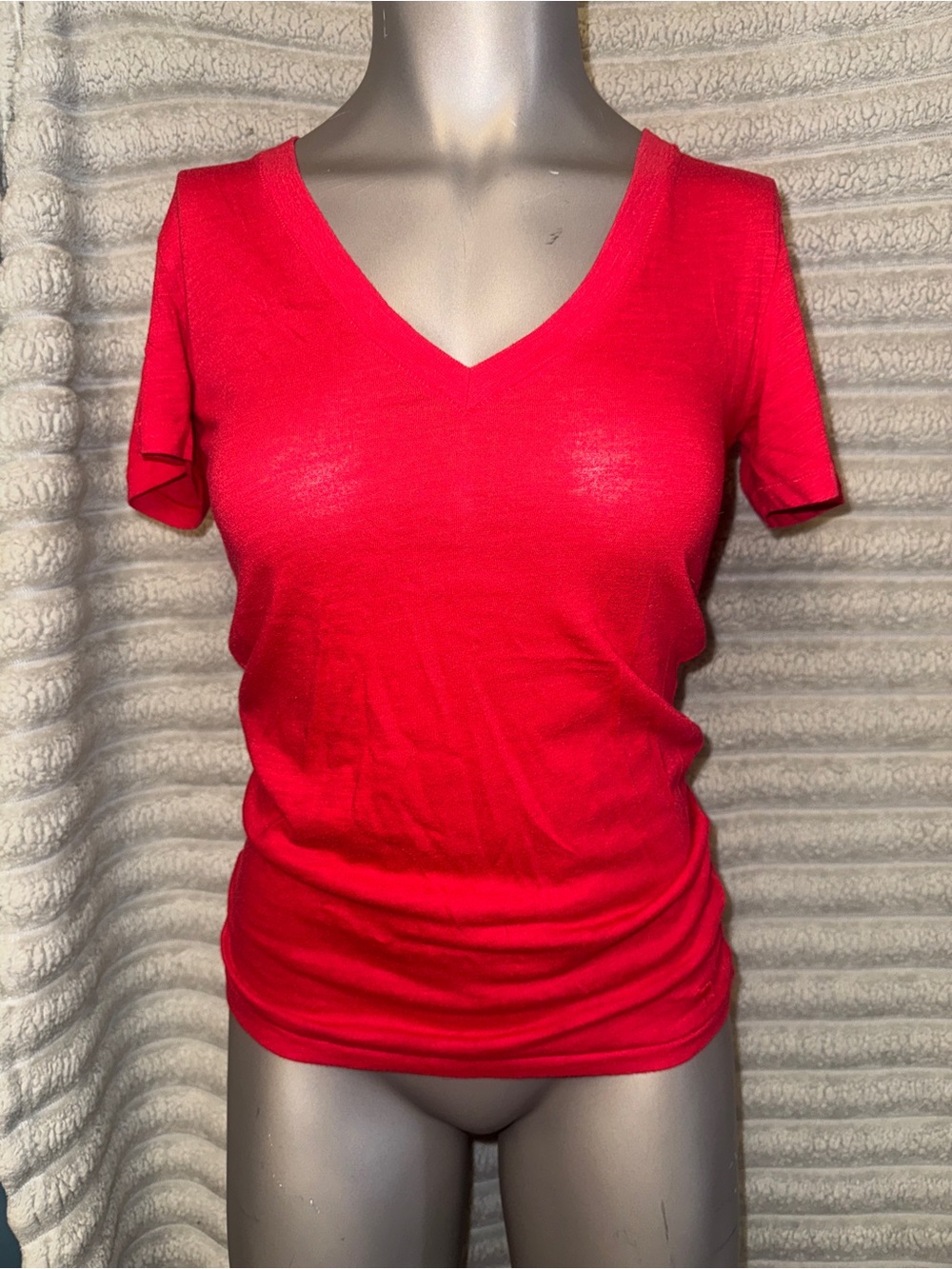 Victoria’s Secret PINK 2011 Vintage Red Burnout Tee XS